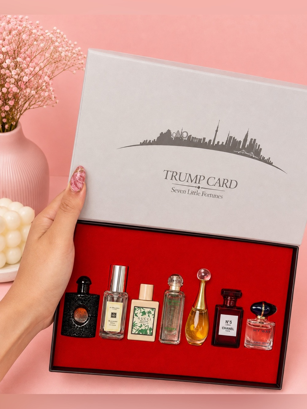 Mini Perfume Collection Gift Set |
7 Designer Fragrance Minis | Travel Size
